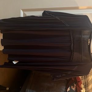 Navy Short Sleeve Cardigan with Decorative Knit Detail